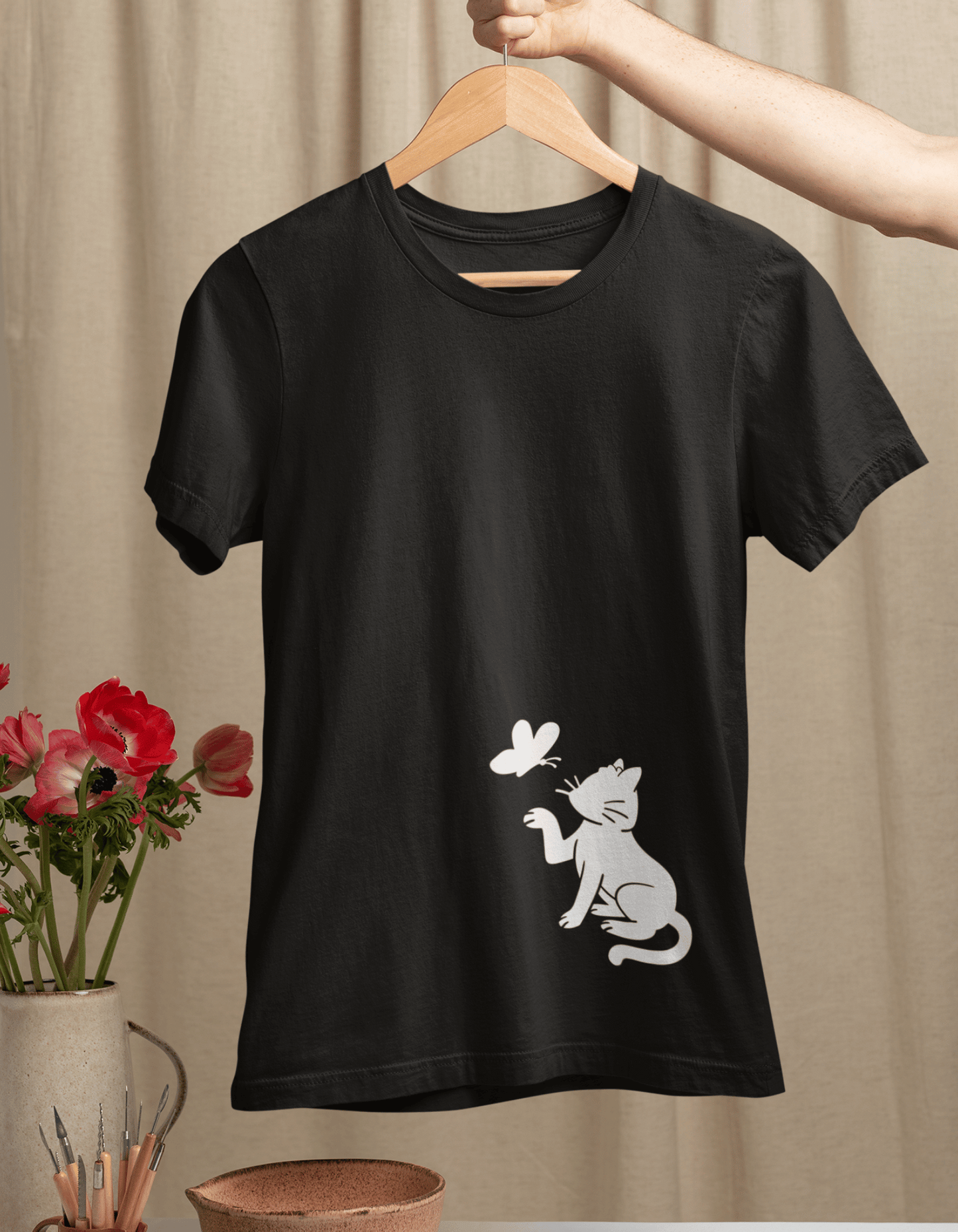 Cat and Butterfly